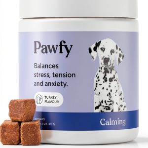 Pawfy Calming Chews for Dogs Natural Melatonin Stress Relief-0
