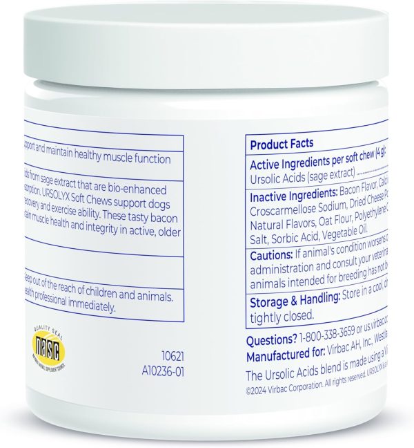 Virbac URSOLYX Soft Chews for Dog Muscle Health-2