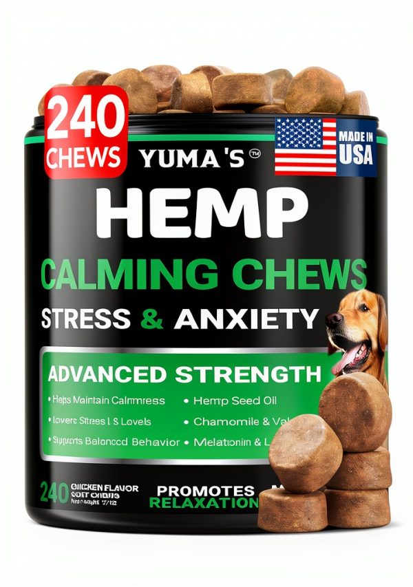 Calming Dog Treats by YUMA'S Pet Anxiety Relief-0