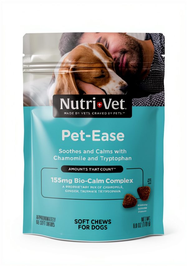 Nutri-Vet Pet-Ease Calming Chews Dog Anxiety Relief-0
