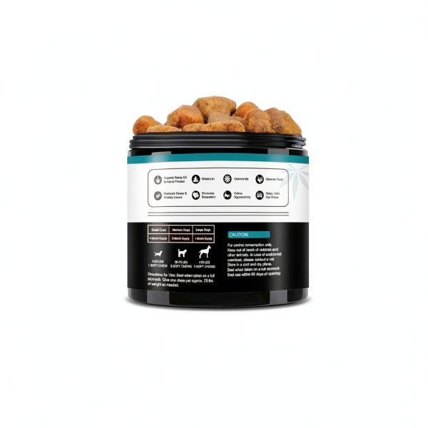 GKD Calming Hemp Chews Dog Anxiety Relief Natural-1