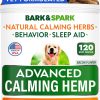 Dog Calming Chews Bark&Spark Natural Hemp Treats-0