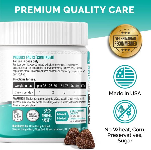 Calming Dog Chews PremiumCare Bacon Flavor Treats-5