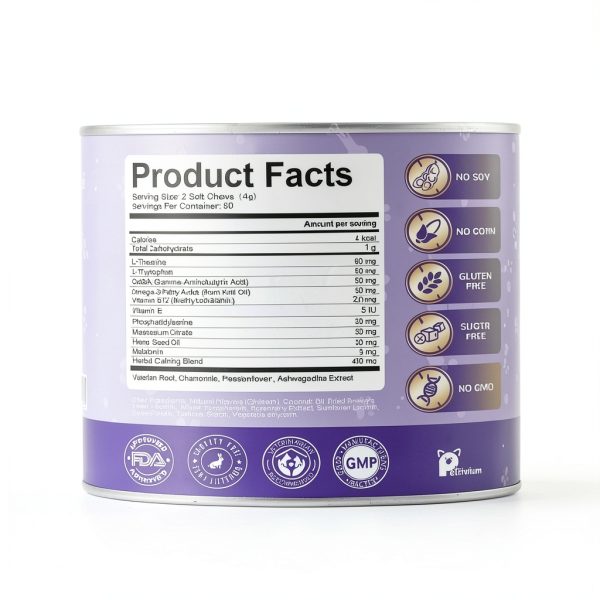 Petrivium Melatonin Chews for Dogs Sleep Aid-7