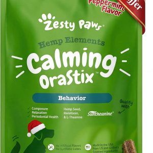 Zesty Paws Calming OraStix for Dogs-0