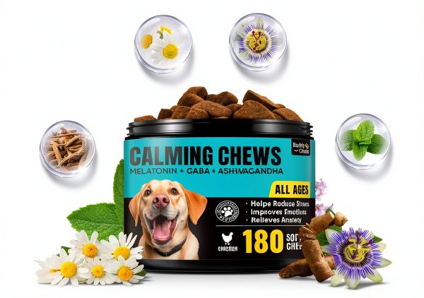 Buddy Cheer Dog Calming Chews Fast Acting Relief-6
