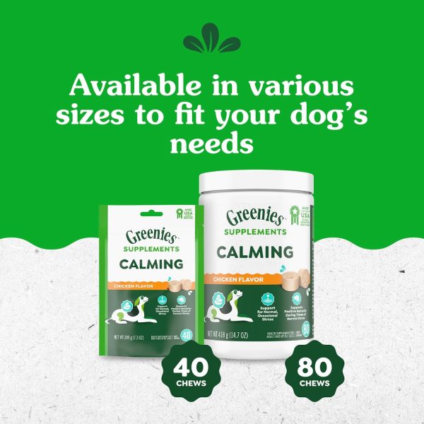Greenies Calming Supplements for Dogs Chicken Flavor-14