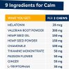 StrellaLab Dog Calming Chews Hemp Melatonin 180Ct Bacon-3