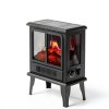 OYLUS Electric Fireplace Stove Heater Art Deco Black-2
