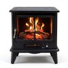 OYLUS Electric Fireplace Stove Heater Art Deco Black-7