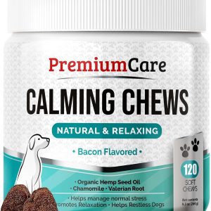 Calming Dog Chews PremiumCare Bacon Flavor Treats-0