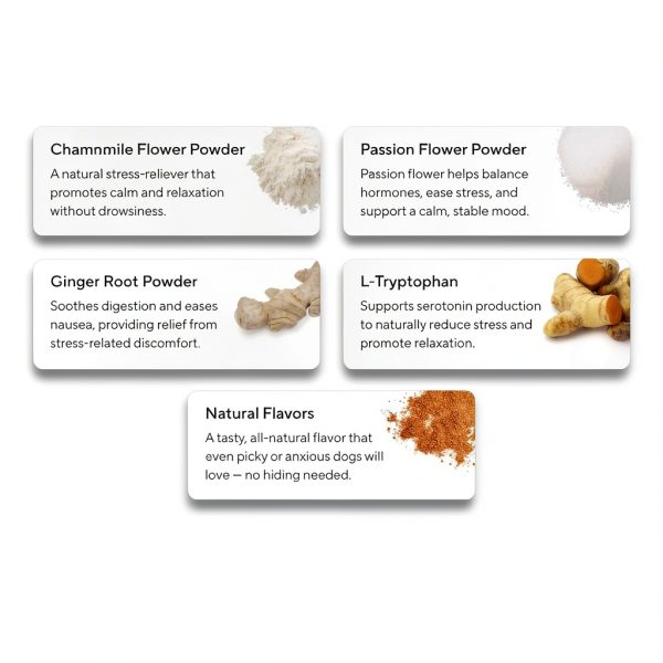 Pawfy Calming Chews for Dogs Natural Melatonin Stress Relief-2