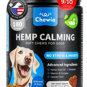 Chewia Dog Calming Chews Hemp Anxiety Relief Treats-0