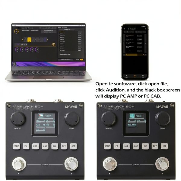 M-VAVE Guitar Multi Effects Pedal Blackbox-3