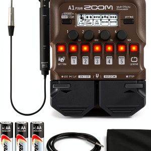 Zoom A1 FOUR Multieffects Processor Black for Bass-0