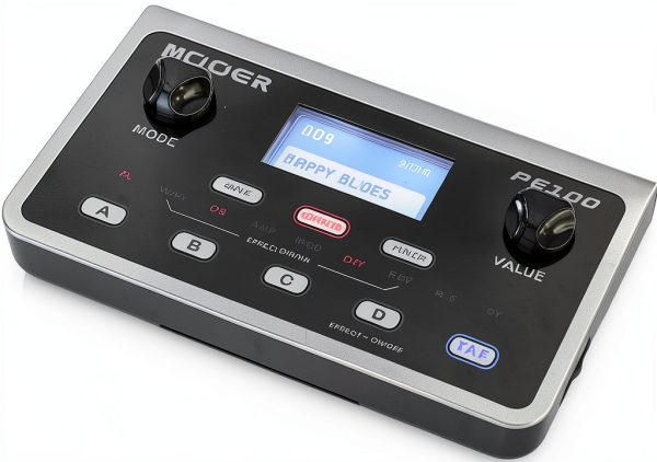 Guitar Multi-Effects Processor PE100 Black USB-1