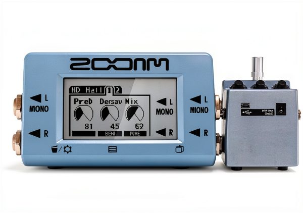 Zoom ZMS70CDR Guitar Multi-Effects Processor with LCD USB and Battery-2