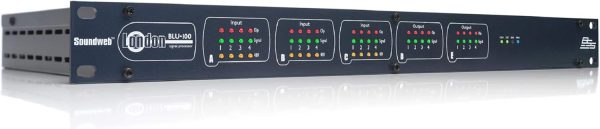 BSS BLU-100 1U Rack Mount Signal Processor Black Aluminum 12x8-1