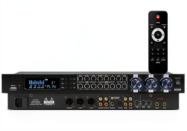 JCANOL Metal KTV Reverb Processor LCD Display-0