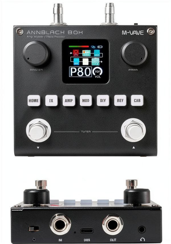 M-VAVE Guitar Multi Effects Pedal Blackbox-0