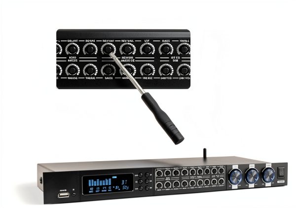 JCANOL Metal KTV Reverb Processor LCD Display-6