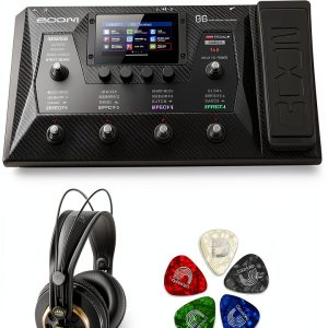 Zoom G5 Multi-Effects Processor with Integrated Pedal Board Black-0