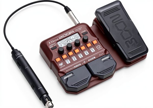 A1 FOUR Processor Pedal Black Acoustic Effects with Loop Recorder-4