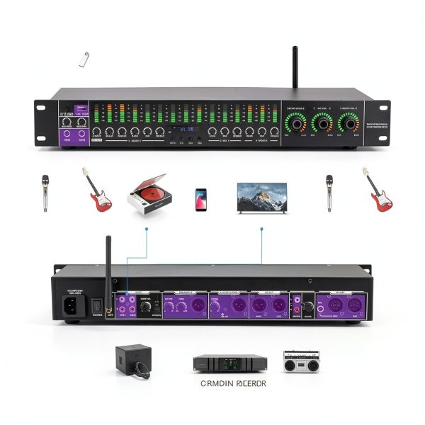 KT150 KTV Digital Equalizer K‑6 Simulation Metal Pre‑stage Reverb-2