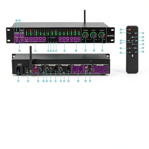 KT150 KTV Digital Equalizer K‑6 Simulation Metal Pre‑stage Reverb-1