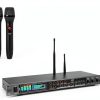 FX8-PRO Karaoke Audio Pre‑effector USB Mixer with LCD Screen Black-8
