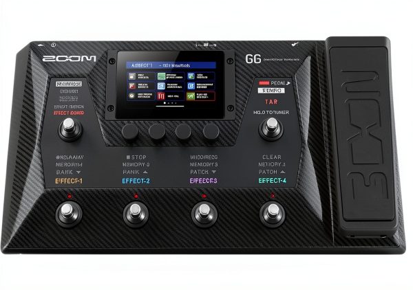 Zoom G5 Multi-Effects Processor with Integrated Pedal Board Black-1