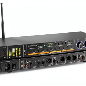 Dual Microphone Karaoke Processor REV3900-M Black Metal-0