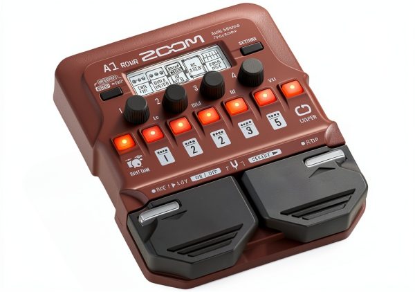 A1 FOUR Processor Pedal Black Acoustic Effects with Loop Recorder-2