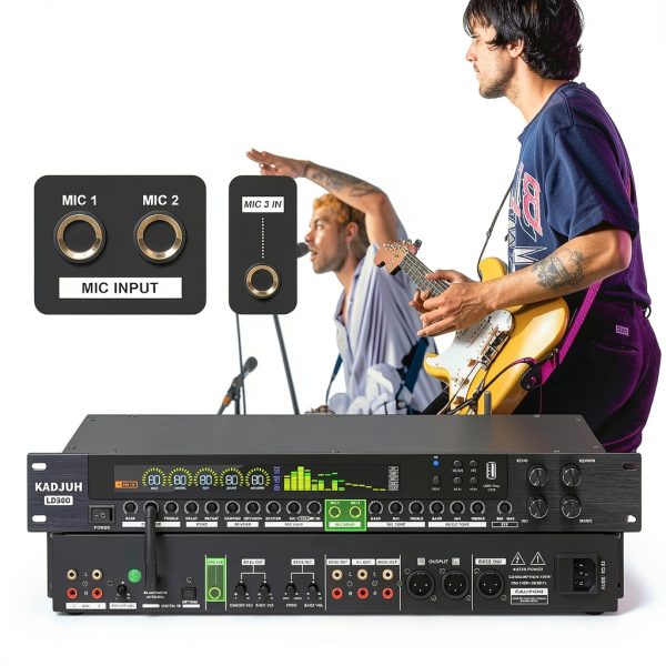 Kadjuh LD300 KTV Digital Pre-Stage Effector HD Screen Anti-Howling-2