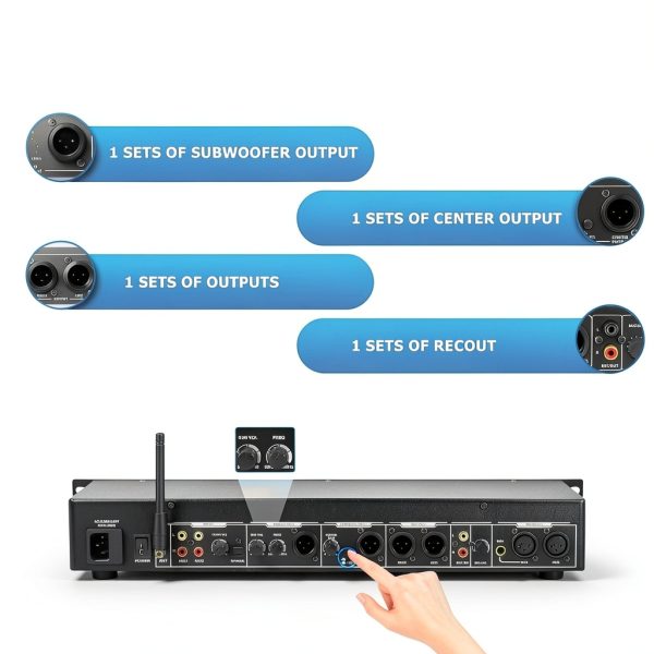 KT150 KTV Digital Equalizer K‑6 Simulation Metal Pre‑stage Reverb-7