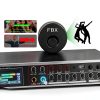 FX8-PRO Karaoke Audio Pre‑effector USB Mixer with LCD Screen Black-4