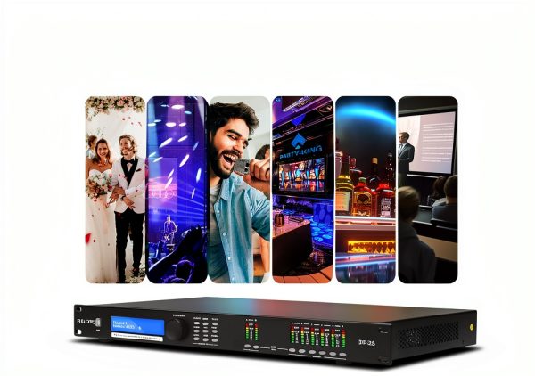 DP-26 Black 1U Rack-Mount Audio Processor with USB RS485 Interface-6