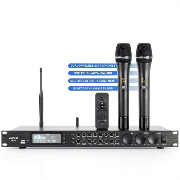 KT900-PRO Karaoke Processor with Bluetooth USB Optical Input-4