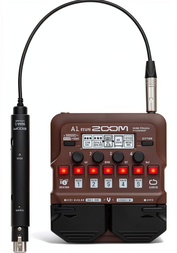 A1 FOUR Processor Pedal Black Acoustic Effects with Loop Recorder-1
