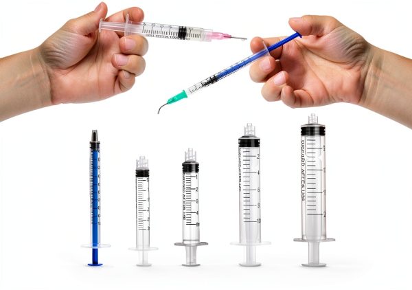 Glue Applicator Syringe with Blunt Tip Needle and Cap, for Liquid, Glue, Ink, Perfume, Lip Gloss Making-3