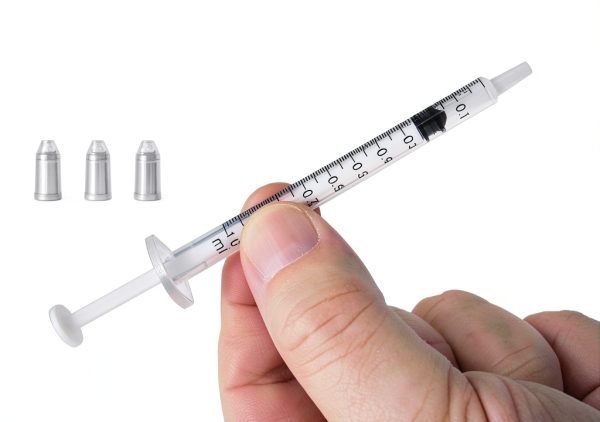 1ml Syringe HiMo Lab Supply with Cap - 3 Pack Precision Measurement-2