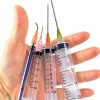 Glue Applicator Syringe with Blunt Tip Needle and Cap, for Liquid, Glue, Ink, Perfume, Lip Gloss Making-1