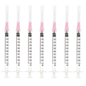 100pcs 1ml 29G 1/2 in for Disposable lab Utensils,Refilling Liquids | 1cc 29 ga 1/2 in Luer Lock Dispensing Industrial Scientific Accessories,Individually Packed ,Removable, Plastic-0