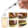 Glue Applicator Syringe with Blunt Tip Needle and Cap, for Liquid, Glue, Ink, Perfume, Lip Gloss Making-5