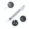0.5ml Syringe with Needle,31G 0.5cc 5/16 Inch 8mm Needle and Syringe,Individually Wrapped,Pack of 30-2