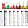 Glue Applicator Syringe with Blunt Tip Needle and Cap, for Liquid, Glue, Ink, Perfume, Lip Gloss Making-0
