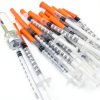 0.5ml Syringe with Needle,31G 0.5cc 5/16 Inch 8mm Needle and Syringe,Individually Wrapped,Pack of 30-3