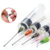 Glue Applicator Syringe with Blunt Tip Needle and Cap, for Liquid, Glue, Ink, Perfume, Lip Gloss Making-4