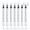 1ml Syringe Without Needle, 1ml Syringe for Liquids, Syringes for Scientific Labs, Measuring Liquids, Feeding Pets, 12 Pack Packaged-0