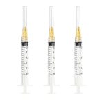 30pcs 3ml/cc 25G 1.5 inch (38mm) Luer Lock for Industrial Scientific Accessories, Refilling Liquid, Individually Wrapped-0